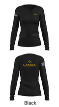 Landa Home Improvement 26427024 Women's Long Sleeve V-neck Shirt - 35