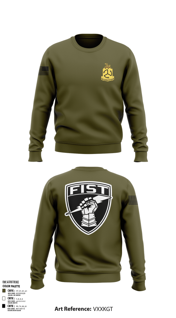 Crew Neck Sweatshirt, 1-200 Infantry, National Guard, Teamtime, Team time, sublimation, custom sports apparel, team uniforms, spirit wear, spiritwear, sports uniforms, custom shirts, team store, custom team store, fundraiser sports, apparel fundraiser