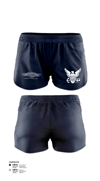 Womens Shorts, TRIDENT TRAINING FACILITY, Navy, Teamtime, Team time, sublimation, custom sports apparel, team uniforms, spirit wear, spiritwear, sports uniforms, custom shirts, team store, custom team store, fundraiser sports, apparel fundraiser