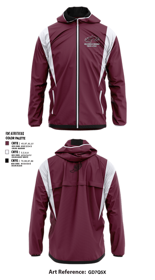 Windbreaker, Collierville Dragons, Track & Field, Teamtime, Team time, sublimation, custom sports apparel, team uniforms, spirit wear, spiritwear, sports uniforms, custom shirts, team store, custom team store, fundraiser sports, apparel fundraiser