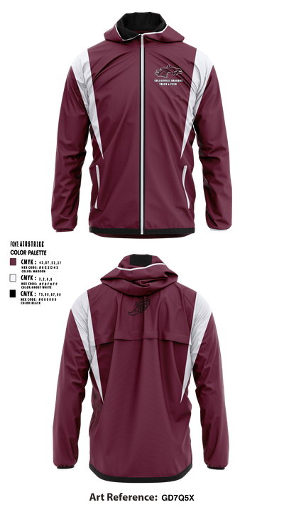 Collierville Dragons 752368 Windbreaker - 1