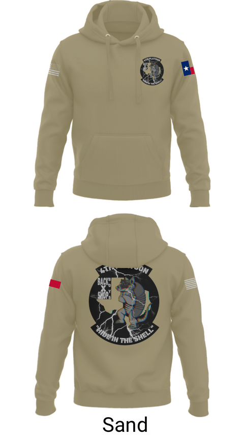 Hoodie, 90th ASB B co 4Th Platoon, Army, Teamtime, Team time, sublimation, custom sports apparel, team uniforms, spirit wear, spiritwear, sports uniforms, custom shirts, team store, custom team store, fundraiser sports, apparel fundraiser
