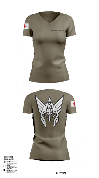Womens Short Sleeve Vneck Shirt, Evac PLT, RSS, 2CR, , Teamtime, Team time, sublimation, custom sports apparel, team uniforms, spirit wear, spiritwear, sports uniforms, custom shirts, team store, custom team store, fundraiser sports, apparel fundraiser