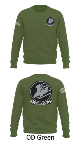 Crew Neck Sweatshirt, VAW-120, , Teamtime, Team time, sublimation, custom sports apparel, team uniforms, spirit wear, spiritwear, sports uniforms, custom shirts, team store, custom team store, fundraiser sports, apparel fundraiser