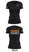 Shine garage 4wd 56670652 Women's Short Sleeve V-neck Shirt - 38