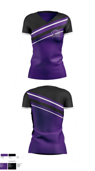 Womens Short Sleeve Vneck Shirt, Carlsbad High School Golf, Golf, Teamtime, Team time, sublimation, custom sports apparel, team uniforms, spirit wear, spiritwear, sports uniforms, custom shirts, team store, custom team store, fundraiser sports, apparel fundraiser