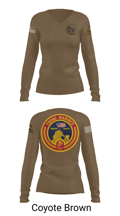 Rogue Valley 54220883 Women's Long Sleeve V-neck Shirt - 17