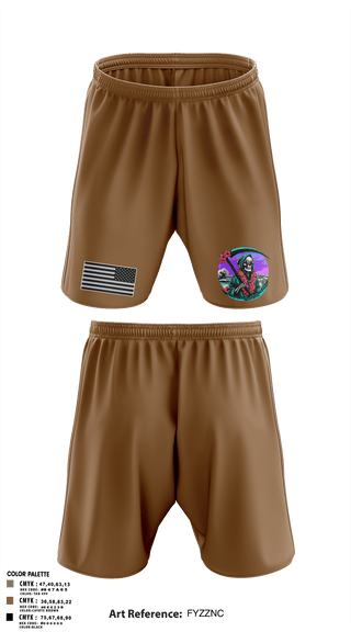 Athletic Shorts With Pockets, REAPERS, FT SHAFTER, , Teamtime, Team time, sublimation, custom sports apparel, team uniforms, spirit wear, spiritwear, sports uniforms, custom shirts, team store, custom team store, fundraiser sports, apparel fundraiser