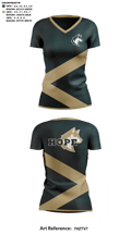 Hope Christian Middle School Cheer 1829633 Women's Short Sleeve V-neck Shirt - 41