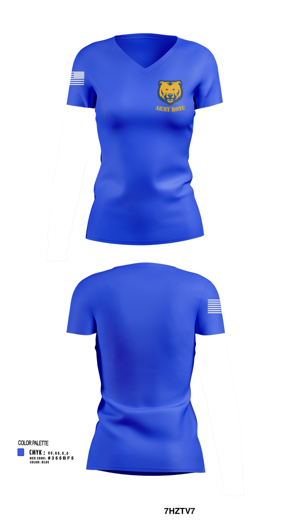 Womens Short Sleeve Vneck Shirt, UNC BEARS, , Teamtime, Team time, sublimation, custom sports apparel, team uniforms, spirit wear, spiritwear, sports uniforms, custom shirts, team store, custom team store, fundraiser sports, apparel fundraiser