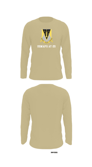 Long Sleeve Performance Shirt, USMAPS AY 25, Army, Teamtime, Team time, sublimation, custom sports apparel, team uniforms, spirit wear, spiritwear, sports uniforms, custom shirts, team store, custom team store, fundraiser sports, apparel fundraiser
