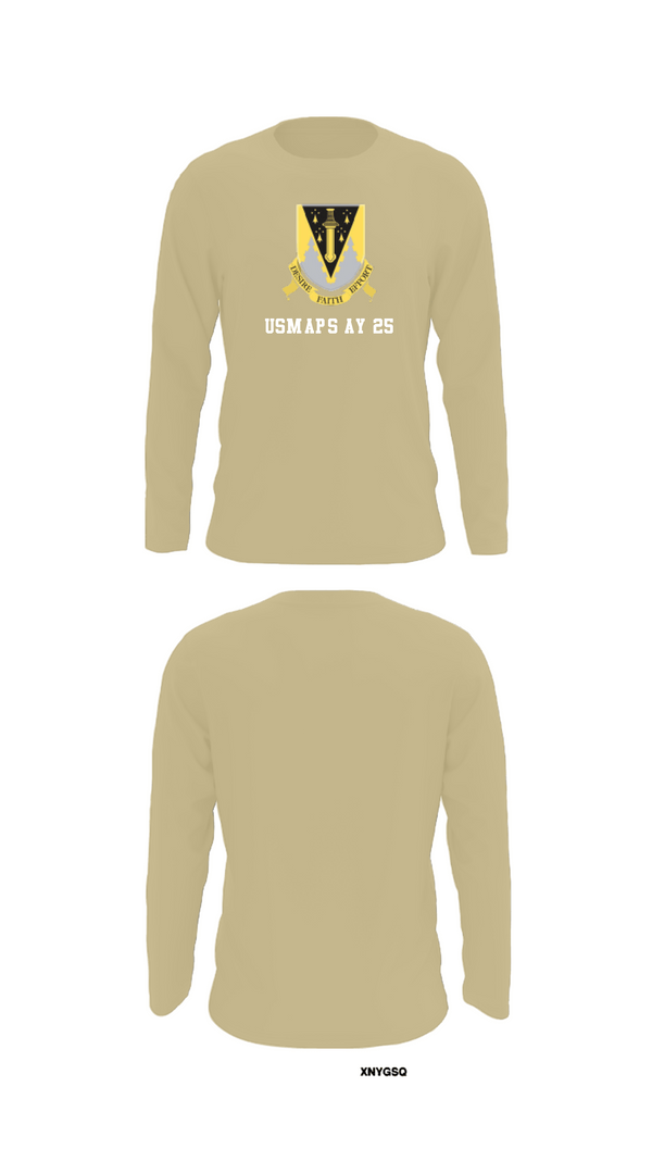 Long Sleeve Performance Shirt, USMAPS AY 25, Army, Teamtime, Team time, sublimation, custom sports apparel, team uniforms, spirit wear, spiritwear, sports uniforms, custom shirts, team store, custom team store, fundraiser sports, apparel fundraiser