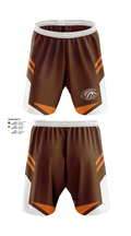 Claymont High School Bowling 47250303 Athletic Shorts With Pockets - 40