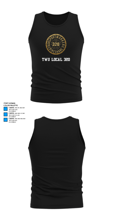 TWU Local 320 87491803 Tank Top - 32