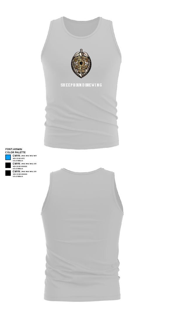 Tank Top, Sheephound Brewing, , Teamtime, Team time, sublimation, custom sports apparel, team uniforms, spirit wear, spiritwear, sports uniforms, custom shirts, team store, custom team store, fundraiser sports, apparel fundraiser