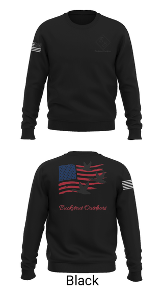 Crew Neck Sweatshirt, Buckstrut OutdoorsBuckstrut Outdoors, , Teamtime, Team time, sublimation, custom sports apparel, team uniforms, spirit wear, spiritwear, sports uniforms, custom shirts, team store, custom team store, fundraiser sports, apparel fundraiser