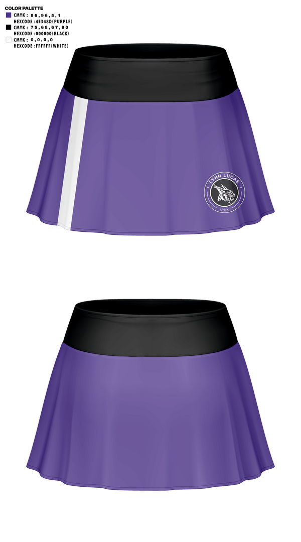 Skort, Lynn Lucas Middle School Cheer, Cheer, Teamtime, Team time, sublimation, custom sports apparel, team uniforms, spirit wear, spiritwear, sports uniforms, custom shirts, team store, custom team store, fundraiser sports, apparel fundraiser