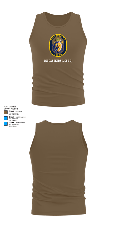 USS CANBERRA (LCS 30) 2170630 Tank Top - 18