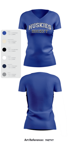 Womens Short Sleeve Vneck Shirt, HOWARD COUNTY YOUTH HOCKEY CLUB, Ice Hockey, Teamtime, Team time, sublimation, custom sports apparel, team uniforms, spirit wear, spiritwear, sports uniforms, custom shirts, team store, custom team store, fundraiser sports, apparel fundraiser