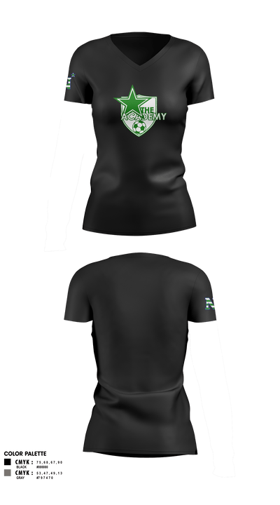 Northstars Soccer Club Women's Short Sleeve V-neck Shirt - 1 (1)