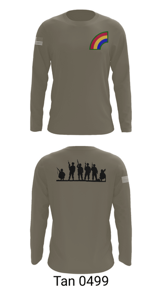 Long Sleeve Performance Shirt, 42ND Infantry Division, Army, Teamtime, Team time, sublimation, custom sports apparel, team uniforms, spirit wear, spiritwear, sports uniforms, custom shirts, team store, custom team store, fundraiser sports, apparel fundraiser