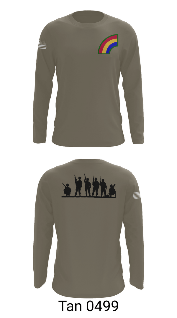 Long Sleeve Performance Shirt, 42ND Infantry Division, Army, Teamtime, Team time, sublimation, custom sports apparel, team uniforms, spirit wear, spiritwear, sports uniforms, custom shirts, team store, custom team store, fundraiser sports, apparel fundraiser