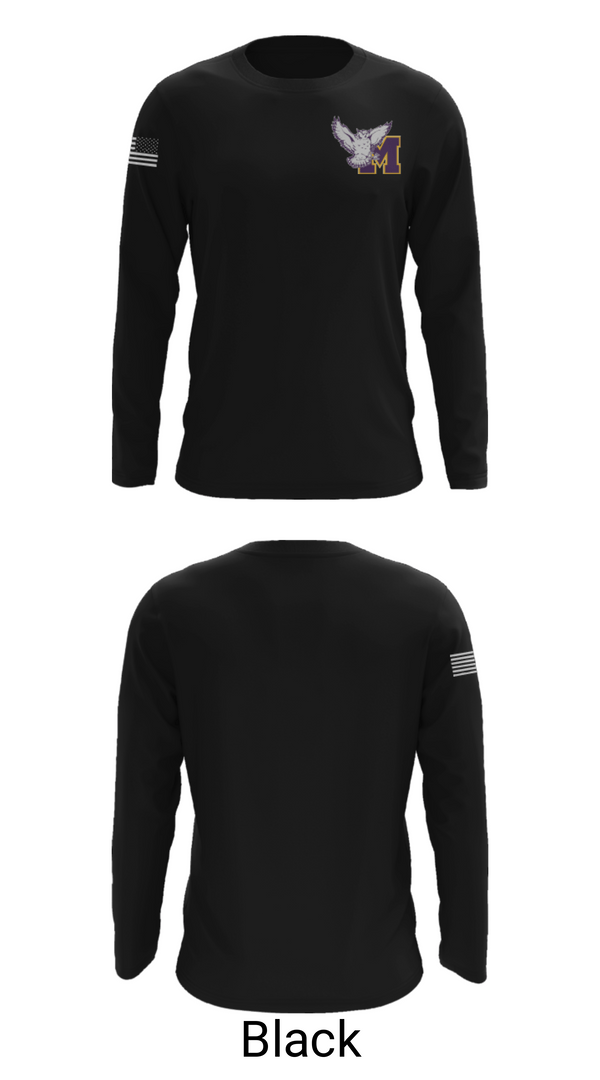 Long Sleeve Performance Shirt, Monticello High School Cross Country, Cross Country, Teamtime, Team time, sublimation, custom sports apparel, team uniforms, spirit wear, spiritwear, sports uniforms, custom shirts, team store, custom team store, fundraiser sports, apparel fundraiser
