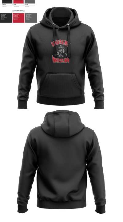 Andrews Wildcats 74502940 Hoodie - 2