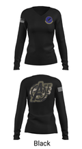 509 OSS 20473594 Women's Long Sleeve V-neck Shirt - 37