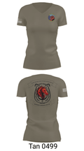 567 red horse 59779308 Women's Short Sleeve V-neck Shirt - 36