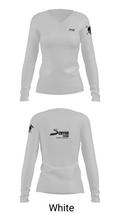Schyro paving 23957355 Women's Long Sleeve V-neck Shirt - 16