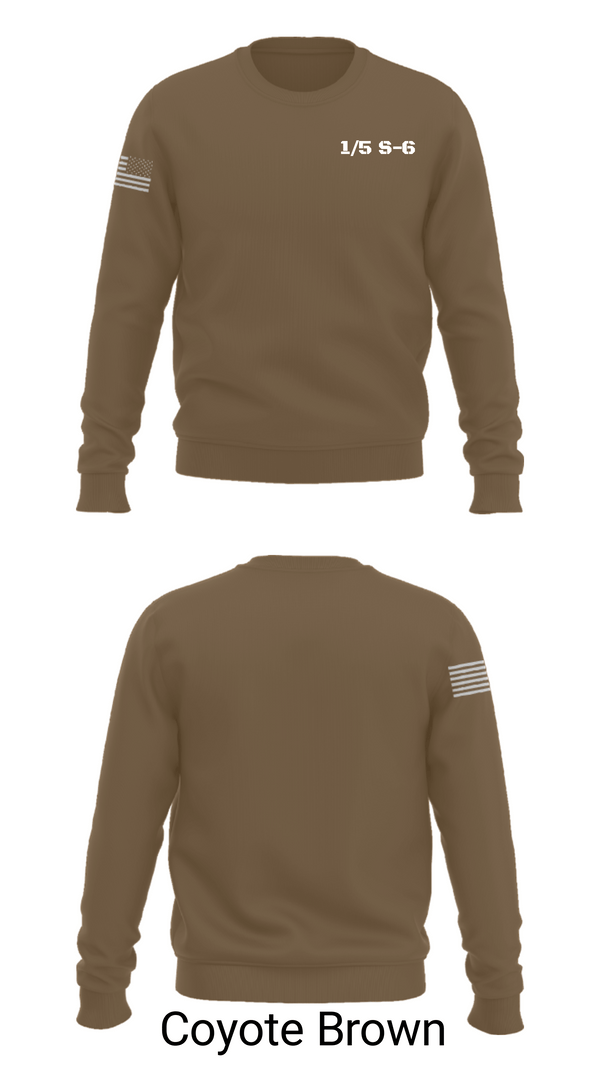 Crew Neck Sweatshirt, 1/5 S-6, Marines, Teamtime, Team time, sublimation, custom sports apparel, team uniforms, spirit wear, spiritwear, sports uniforms, custom shirts, team store, custom team store, fundraiser sports, apparel fundraiser