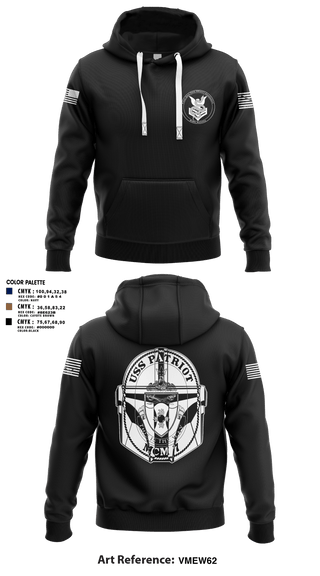 Hoodie, USS Patriot, Navy, Teamtime, Team time, sublimation, custom sports apparel, team uniforms, spirit wear, spiritwear, sports uniforms, custom shirts, team store, custom team store, fundraiser sports, apparel fundraiser