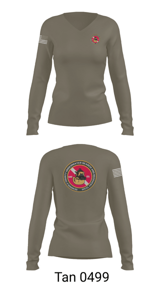 Womens Long Sleeve Vneck Shirt, SCSO USART, , Teamtime, Team time, sublimation, custom sports apparel, team uniforms, spirit wear, spiritwear, sports uniforms, custom shirts, team store, custom team store, fundraiser sports, apparel fundraiser