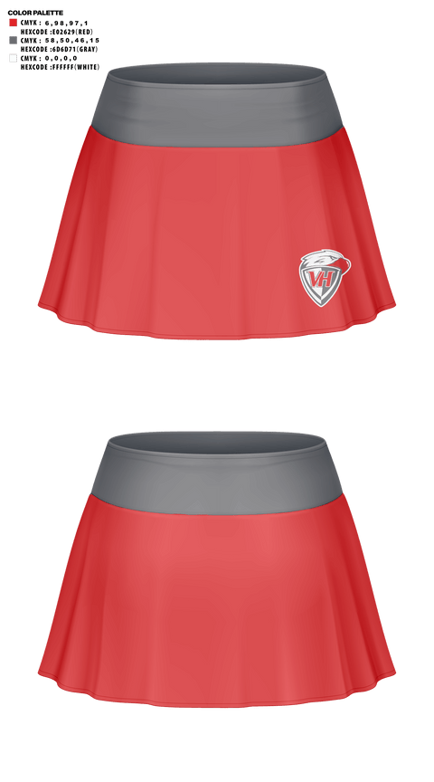 Skort, Van Horn High School Cheer, Cheer, Teamtime, Team time, sublimation, custom sports apparel, team uniforms, spirit wear, spiritwear, sports uniforms, custom shirts, team store, custom team store, fundraiser sports, apparel fundraiser