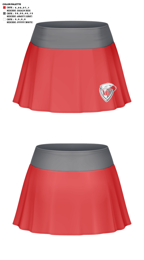 Skort, Van Horn High School Cheer, Cheer, Teamtime, Team time, sublimation, custom sports apparel, team uniforms, spirit wear, spiritwear, sports uniforms, custom shirts, team store, custom team store, fundraiser sports, apparel fundraiser