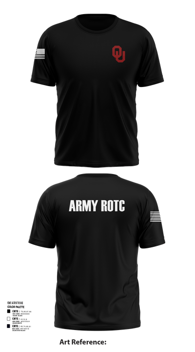OU Army ROTC 95723228 Short Sleeve Performance Shirt - 114