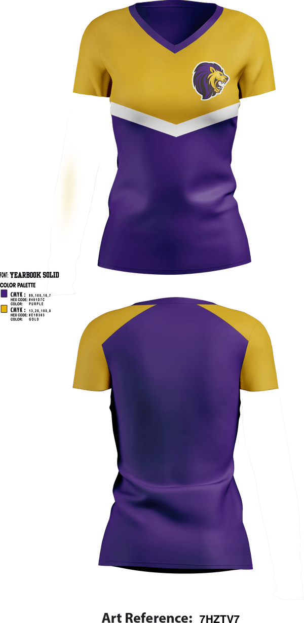 Womens Short Sleeve Vneck Shirt, Manchester Middle School Cheer, Cheer, Teamtime, Team time, sublimation, custom sports apparel, team uniforms, spirit wear, spiritwear, sports uniforms, custom shirts, team store, custom team store, fundraiser sports, apparel fundraiser