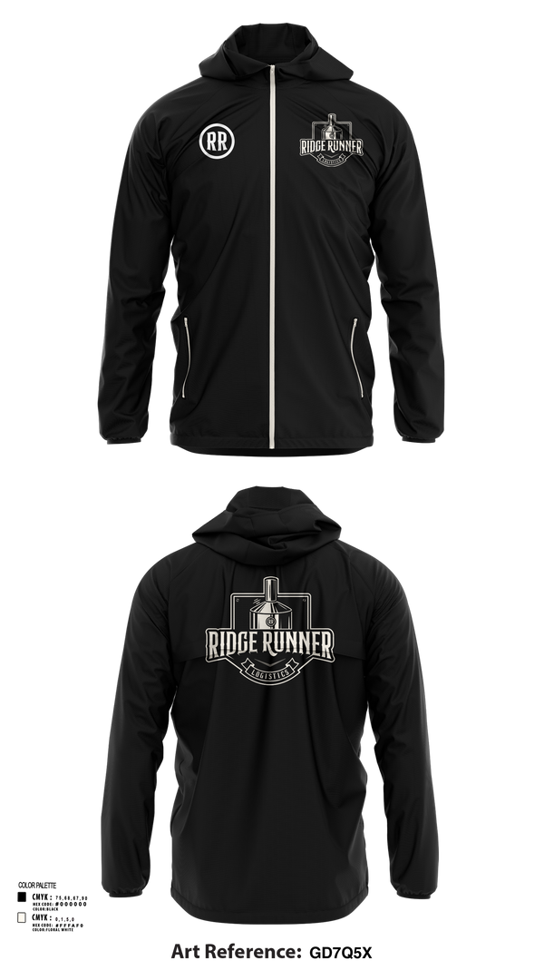 Windbreaker, RidgeRunner Logistics, , Teamtime, Team time, sublimation, custom sports apparel, team uniforms, spirit wear, spiritwear, sports uniforms, custom shirts, team store, custom team store, fundraiser sports, apparel fundraiser