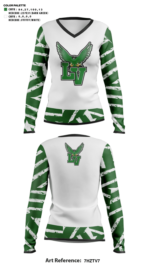 Womens Long Sleeve Vneck Shirt, Falcons Volleyball, Women's Volleyball, Teamtime, Team time, sublimation, custom sports apparel, team uniforms, spirit wear, spiritwear, sports uniforms, custom shirts, team store, custom team store, fundraiser sports, apparel fundraiser