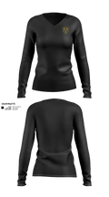 Kingdom Boffer Association 85468269 Women's Long Sleeve V-neck Shirt - 1