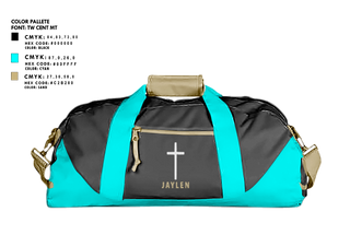 Duffle Bag, Jaylen, Golf, Teamtime, Team time, sublimation, custom sports apparel, team uniforms, spirit wear, spiritwear, sports uniforms, custom shirts, team store, custom team store, fundraiser sports, apparel fundraiser