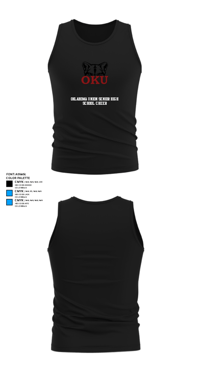 Oklahoma Union Senior High School Cheer 23375182 Tank Top - 17
