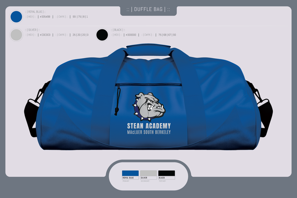 Duffle Bag, Steam Academy at McCluer South Berkeley, Spirit Store, Teamtime, Team time, sublimation, custom sports apparel, team uniforms, spirit wear, spiritwear, sports uniforms, custom shirts, team store, custom team store, fundraiser sports, apparel fundraiser