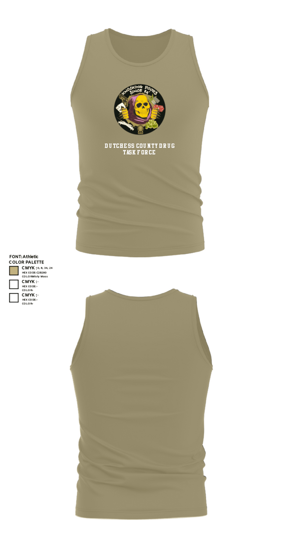 Tank Top, Dutchess County Drug Task Force, Police, Teamtime, Team time, sublimation, custom sports apparel, team uniforms, spirit wear, spiritwear, sports uniforms, custom shirts, team store, custom team store, fundraiser sports, apparel fundraiser