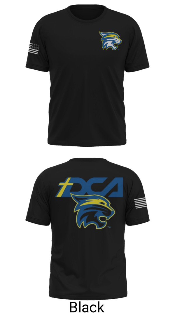 Short Sleeve Performance Shirt, Donelson Christian Academy Soccer, Men's Soccer, Teamtime, Team time, sublimation, custom sports apparel, team uniforms, spirit wear, spiritwear, sports uniforms, custom shirts, team store, custom team store, fundraiser sports, apparel fundraiser