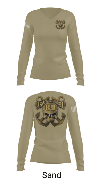 DB 95586877 Women's Long Sleeve V-neck Shirt - 92