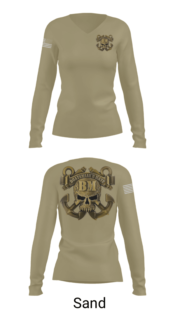 Women's Long Sleeve Vneck Shirt, DB, Navy, Teamtime, Team time, sublimation, custom sports apparel, team uniforms, spirit wear, spiritwear, sports uniforms, custom shirts, team store, custom team store, fundraiser sports, apparel fundraiser