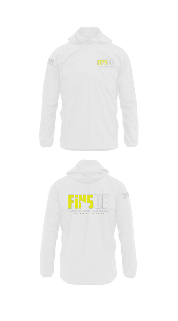 Windbreaker, Dauphin Fins, Football, Teamtime, Team time, sublimation, custom sports apparel, team uniforms, spirit wear, spiritwear, sports uniforms, custom shirts, team store, custom team store, fundraiser sports, apparel fundraiser
