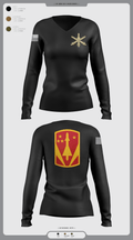 4-3 ADA 55902585 Women's Long Sleeve V-neck Shirt -1 1